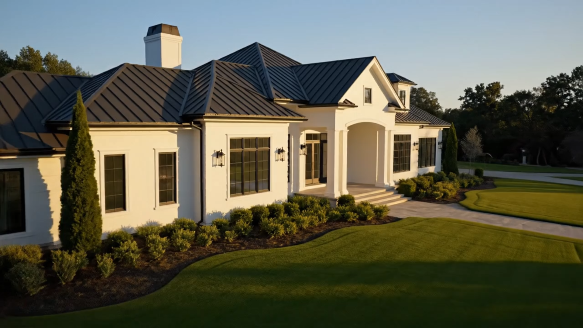 Freshly painted modern home interior by GVM Painting LLC in North Carolina